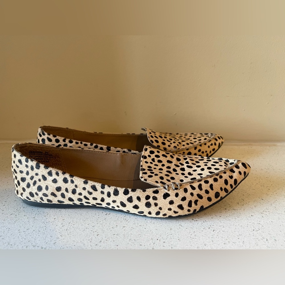 STEVE MADDEN leopard flats